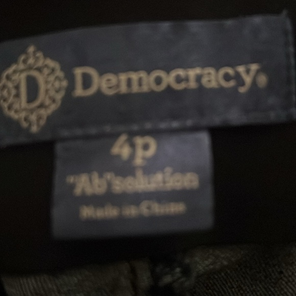 #307 ✔️Democracy Abroad Solution Indigo Pull on Glider Ankle Length Jean - Picture 4 of 11
